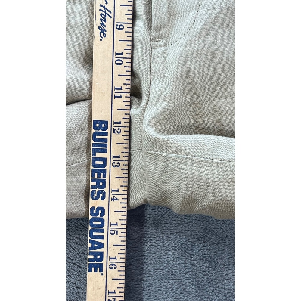 Brooks Brothers 346 Madison Fit Tan 100% Linen Dress Pants Mens 40x33 29282027 - Picture 5 of 10